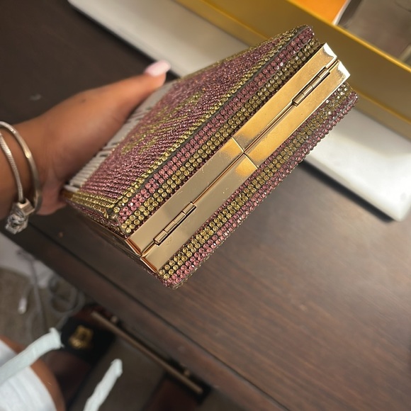 Chocolate money bag clutch - Picture 6 of 6